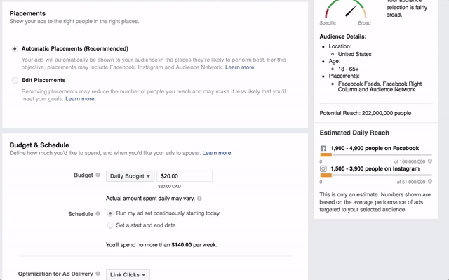 Ad Placement - Instagram Facebook Ads