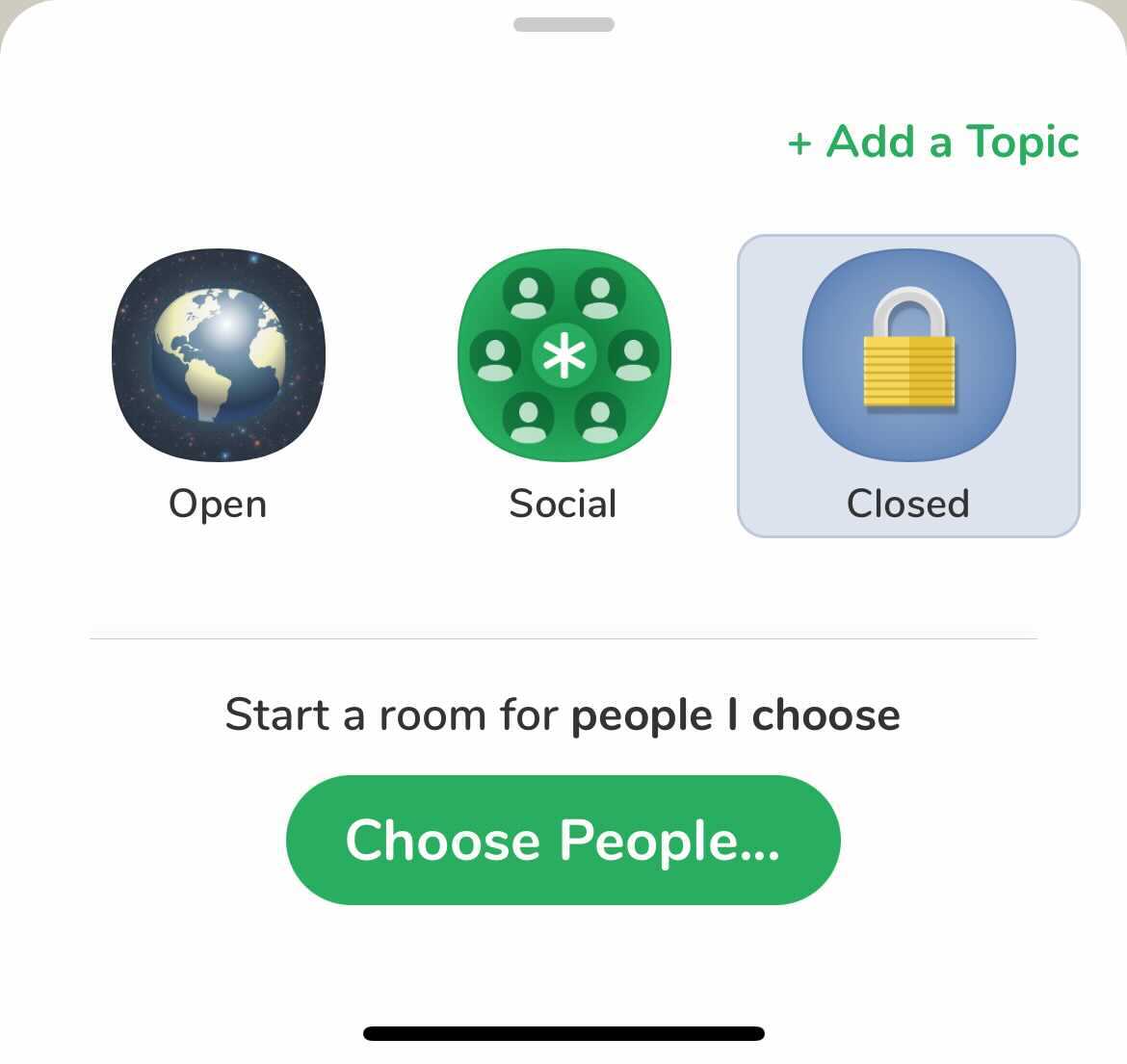 Types of Rooms in Clubhouse App