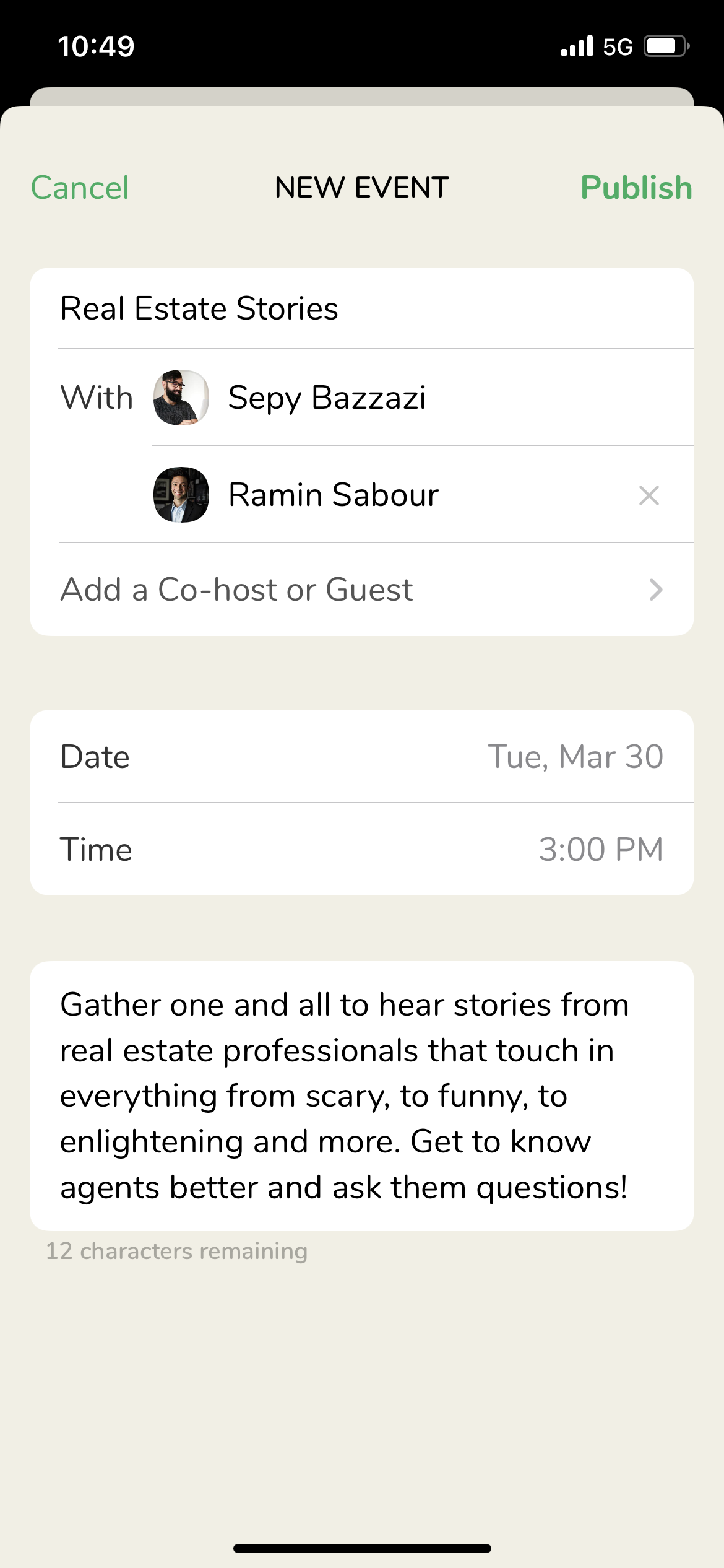 Schedule a Clubhouse Room
