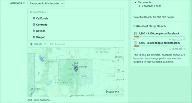 Setting your Location Targeting in Facebook Ad Manager