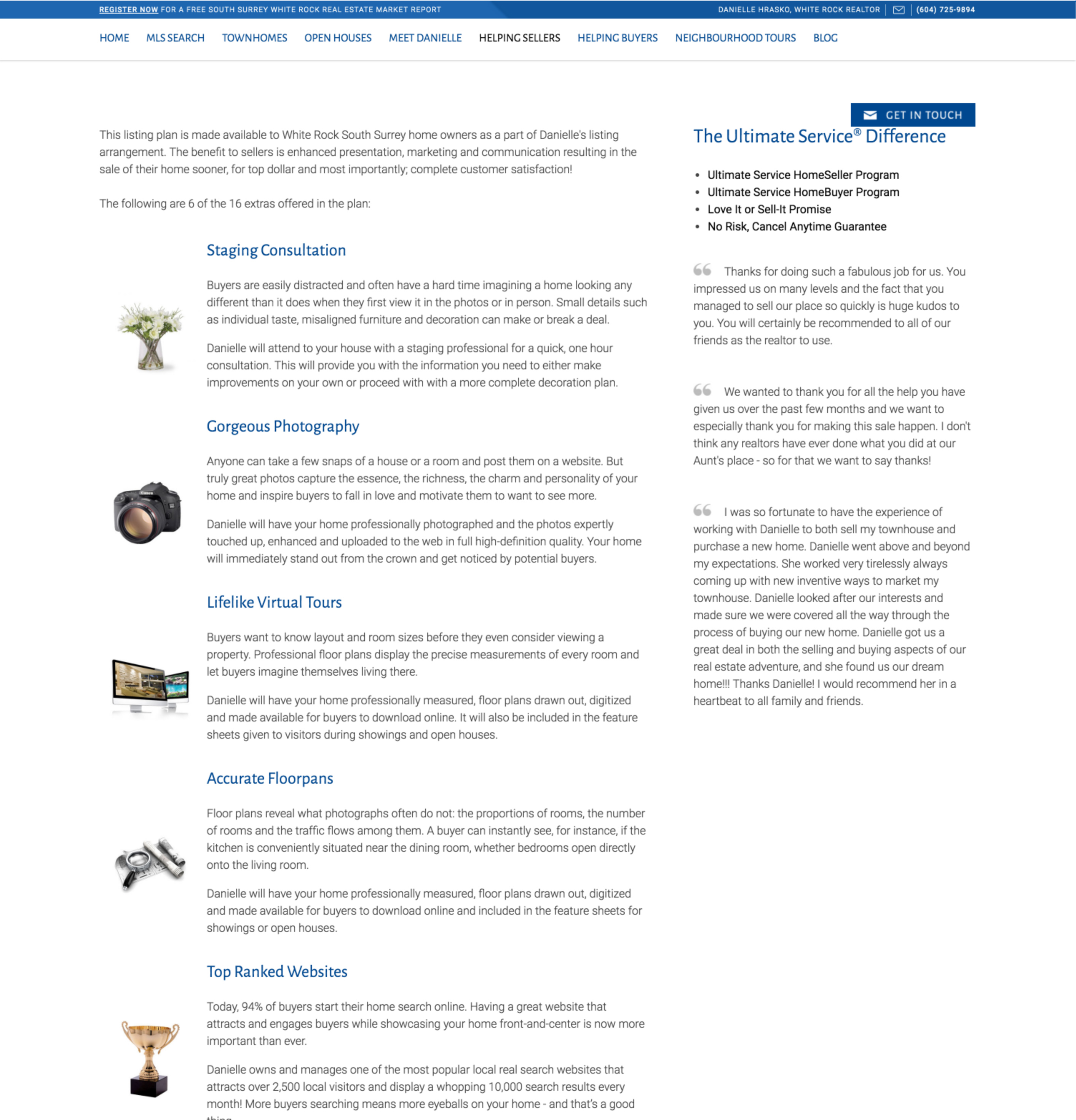 Real Estate Website Pages - Marketing