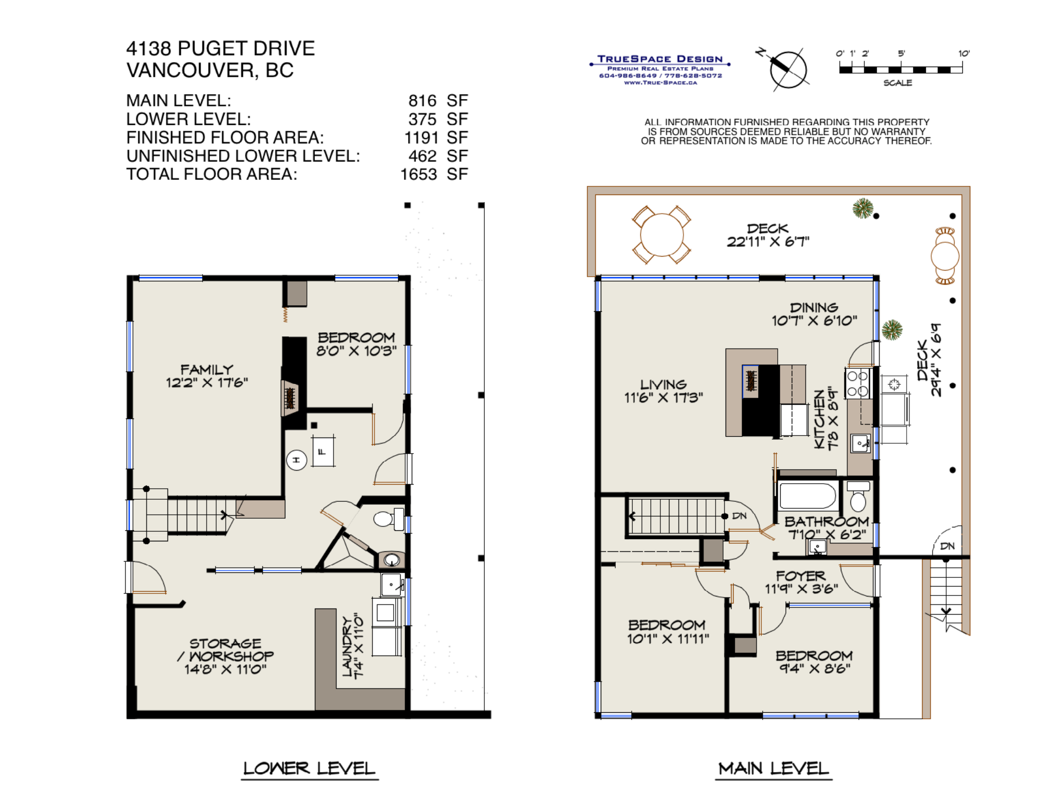 Kate Miller's 4138 Puget Drive Floor Plan