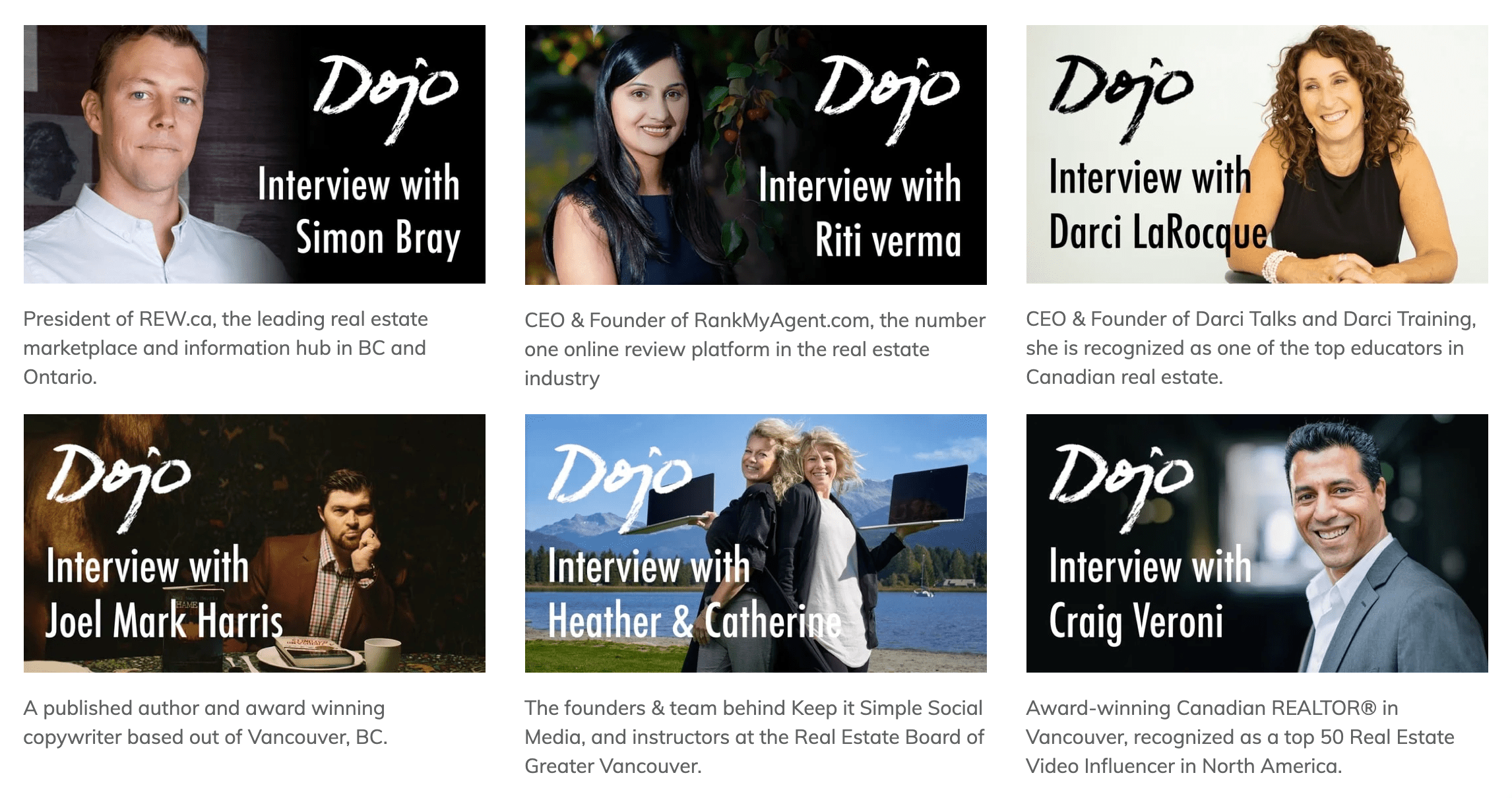 Video Interviews with Real Estate Experts
