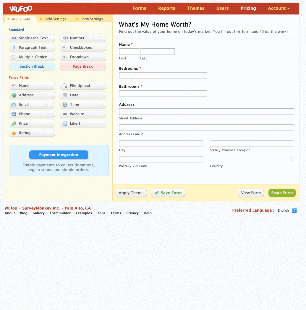 Add a Wufoo Form to Capture Leads From Your Real Estate Website