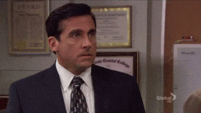 michael scott no gif
