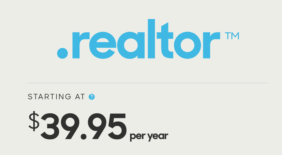 .realtor domain extension