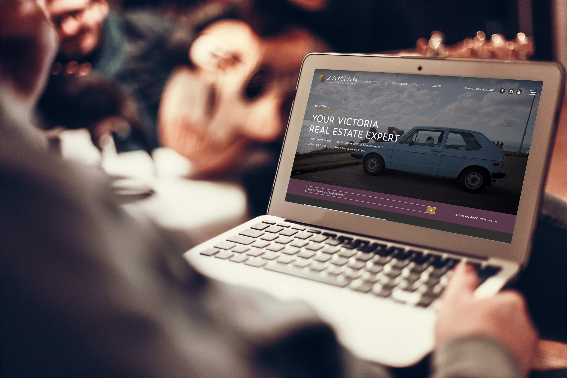 Zamian Parsons - Victoria Real Estate Website by RealtyNinja