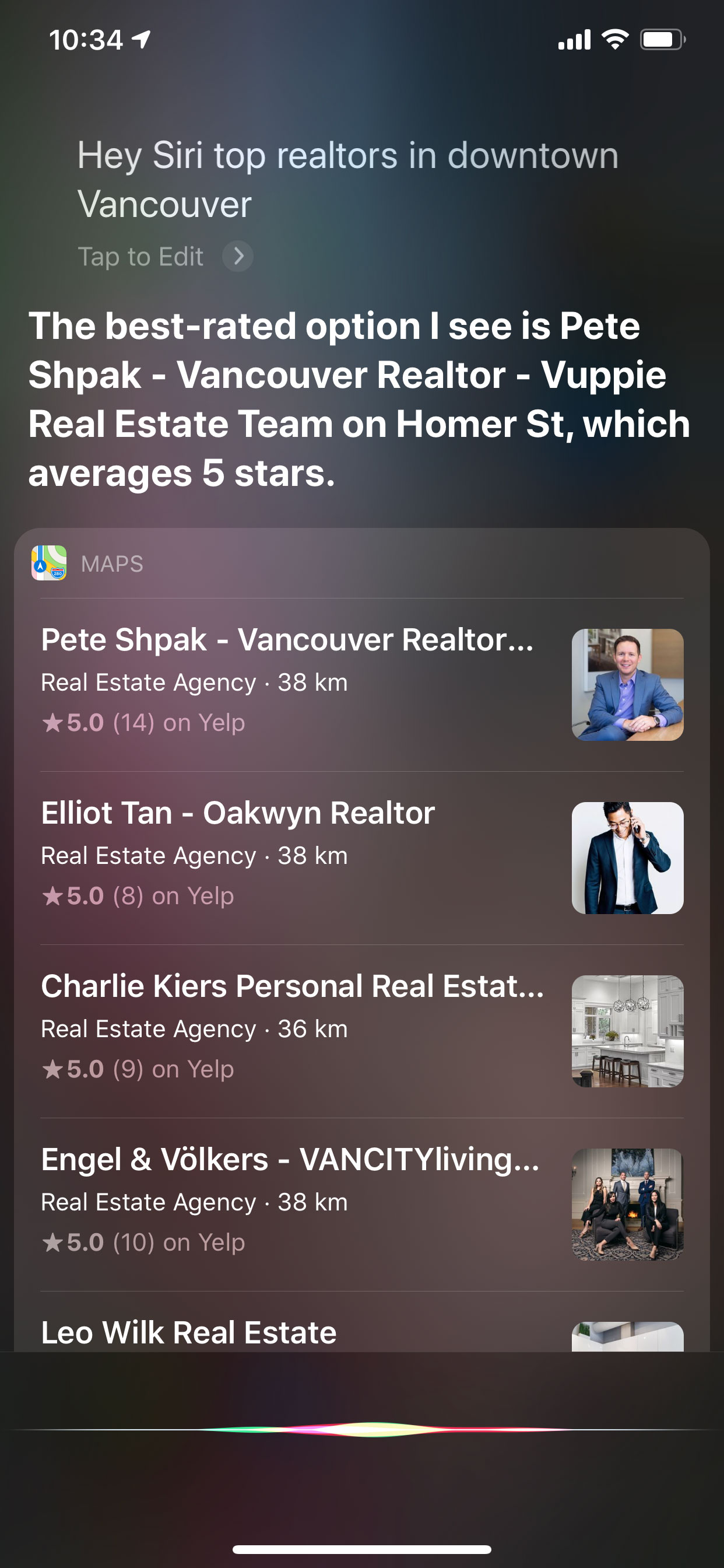 Voice Search - Top Realtors in Downtown Vancouver