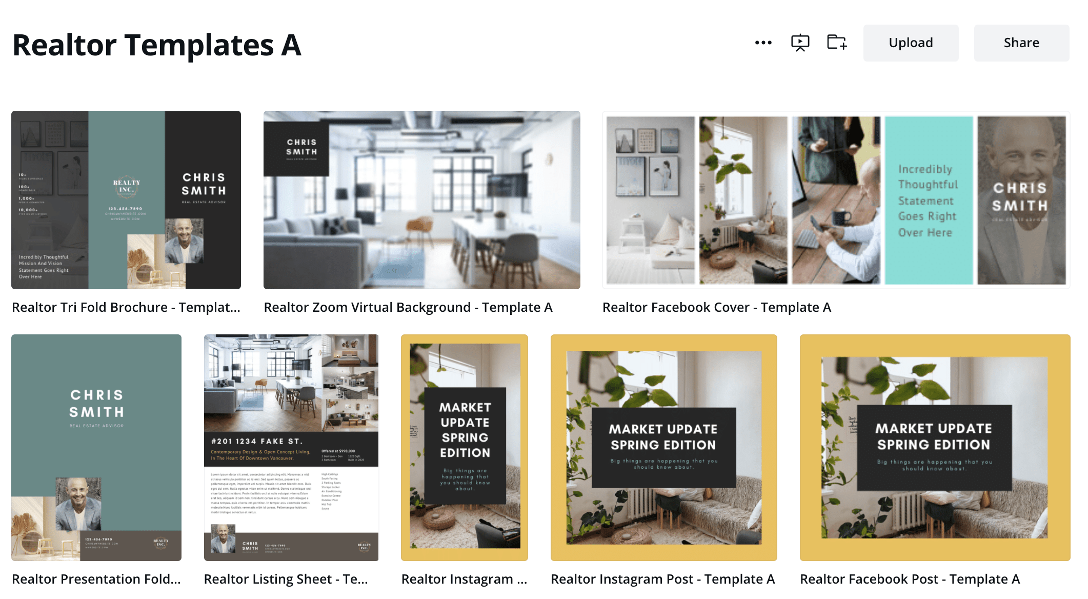 Canva Realtor Templates