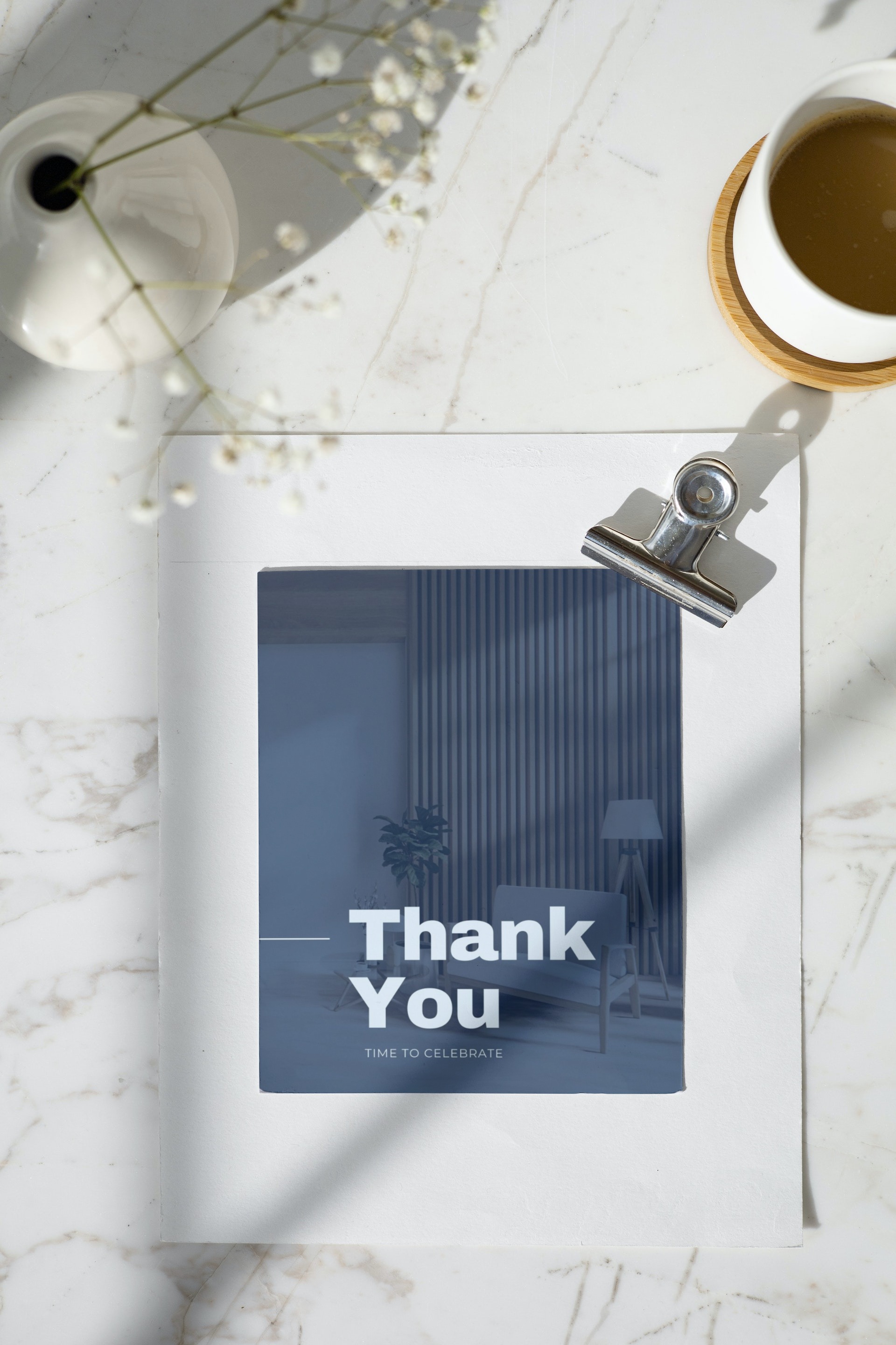 Realtor Thank You Card After Closing - Design 4 (with greeting)
