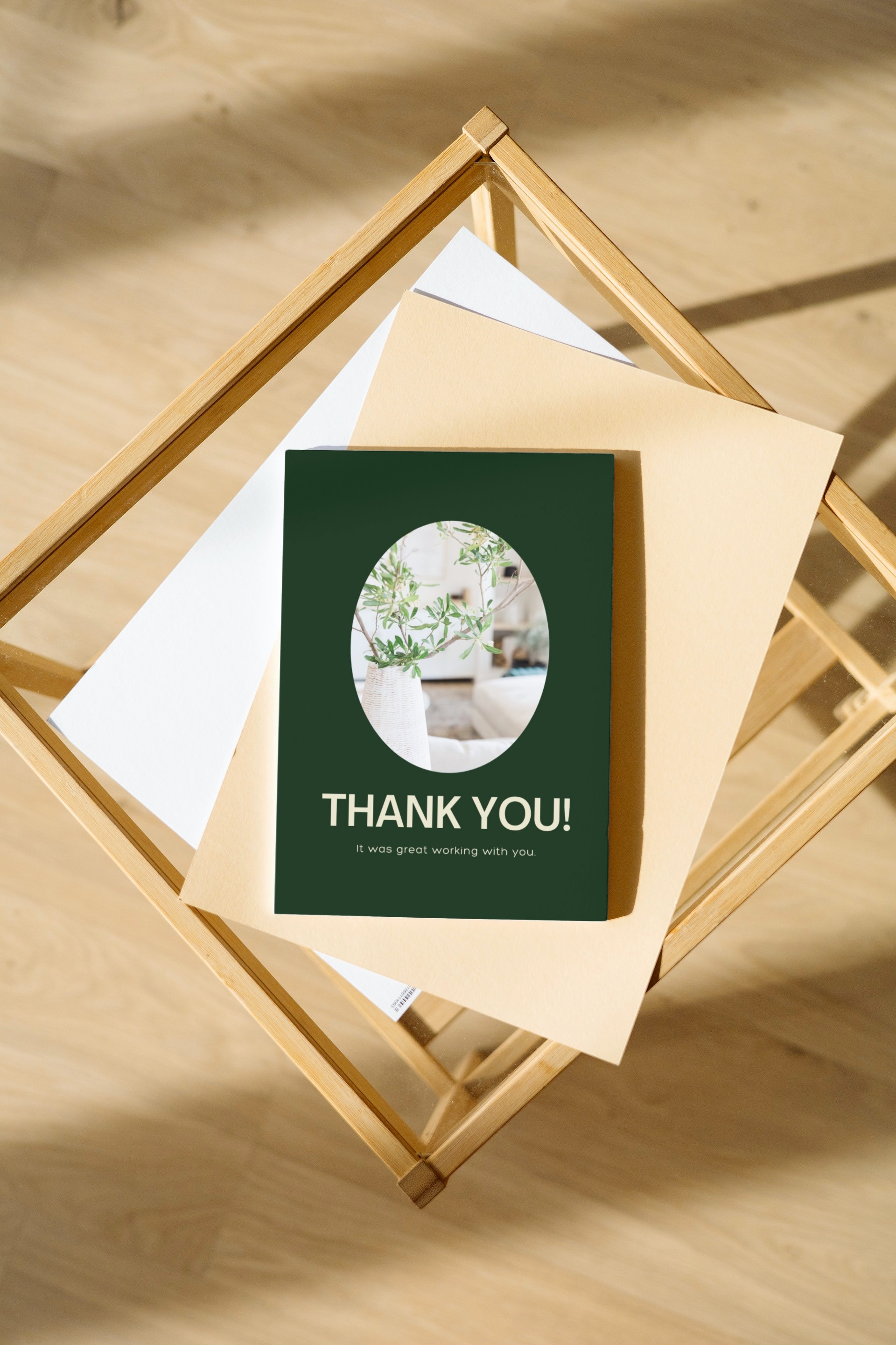 Thank You Card From Realtor To Seller After Closing - Design 8 (with greeting)