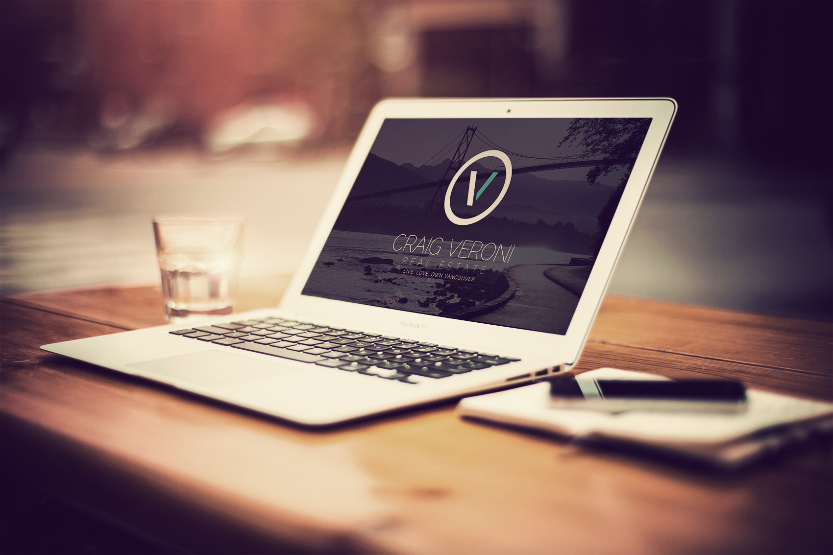Craig Veroni Website Laptop