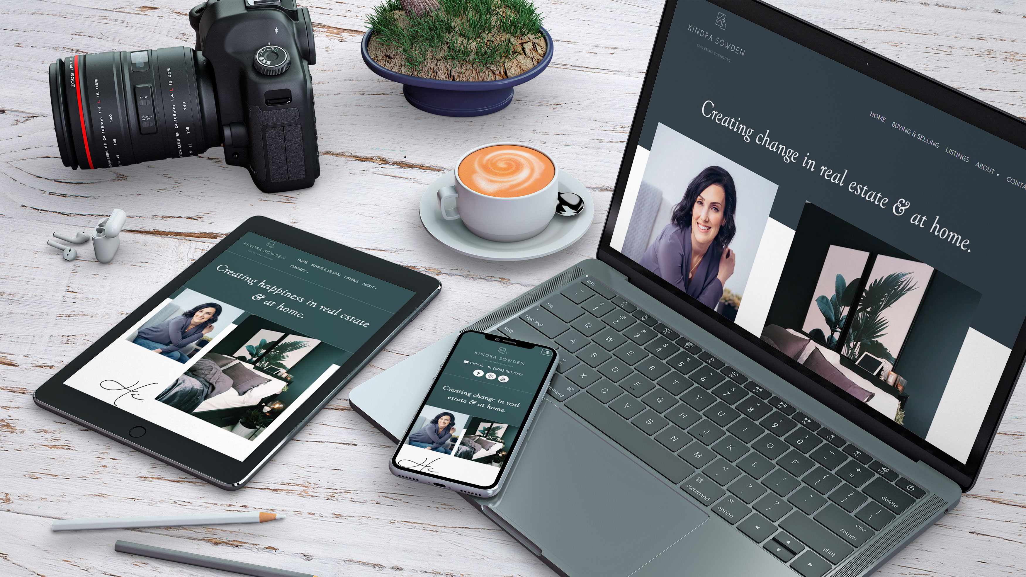 Kindra Sowden Real Estate Website by RealtyNinja